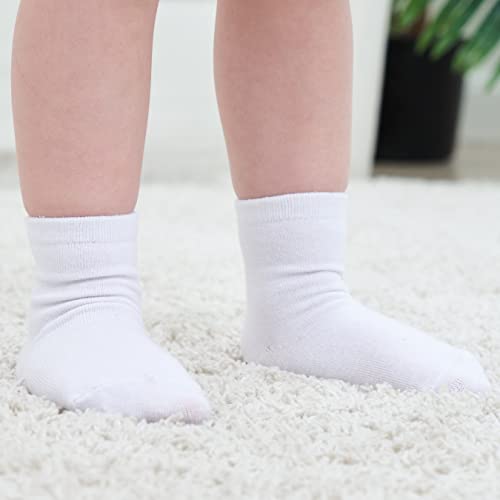 ZAPLES Baby Non Slip Grip Crew Socks with Anti Skid Soles for Infants Toddlers Kids Boys Girls4