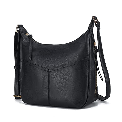 MKF Collection Shoulder Bag for Women, Vegan Leather Fashion Handbag Crossbody Purse