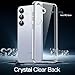 JETech Case for Samsung Galaxy S25 Plus 5G, Non-Yellowing Shockproof Bumper Protective Phone Cover, Anti-Scratch Hard PC Back (Clear)