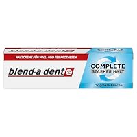 Blend-a-dent Complete Haftcreme für Voll- und Teilprothesen, Originale Frische, 47g