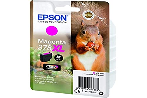 Epson 378XL 9.3 ml original emballage coque avec alarme radioélectrique/ acoustique cartouche d'encre pour Expression Home XP 8605 8606 Expression Home HD XP 15000 Expression Photo XP 8500 8700 - vue 3
