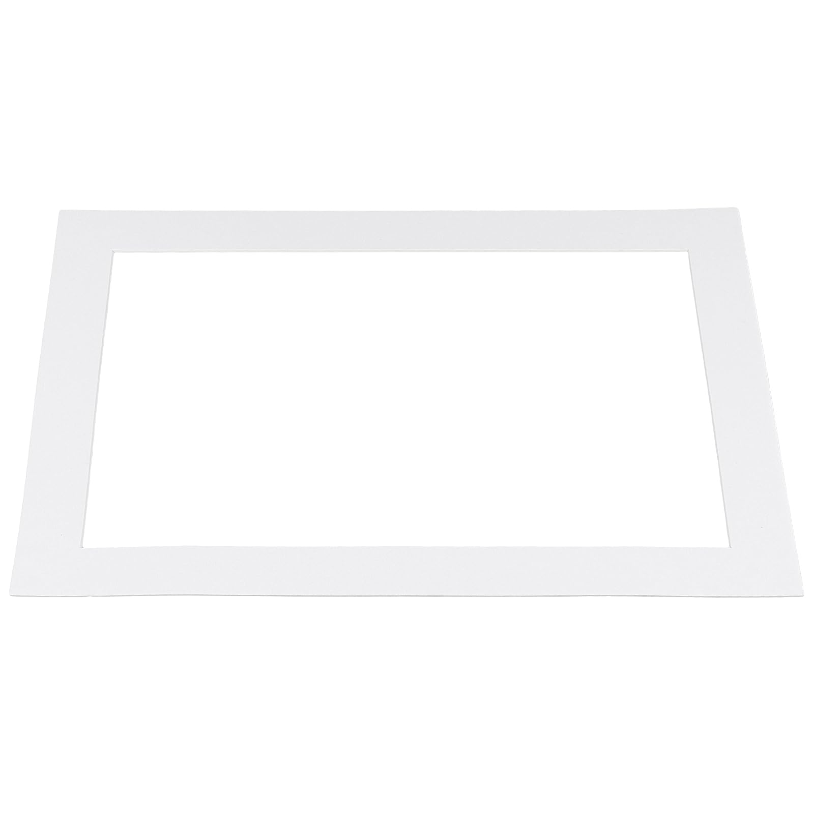 40 Pezzi Dimensioni Esterne 21 x 29,7 cm Bianco passepartout cartoncino, Cornice Quadrata Formato A4, passepartout per Foto, presentazioni artistiche