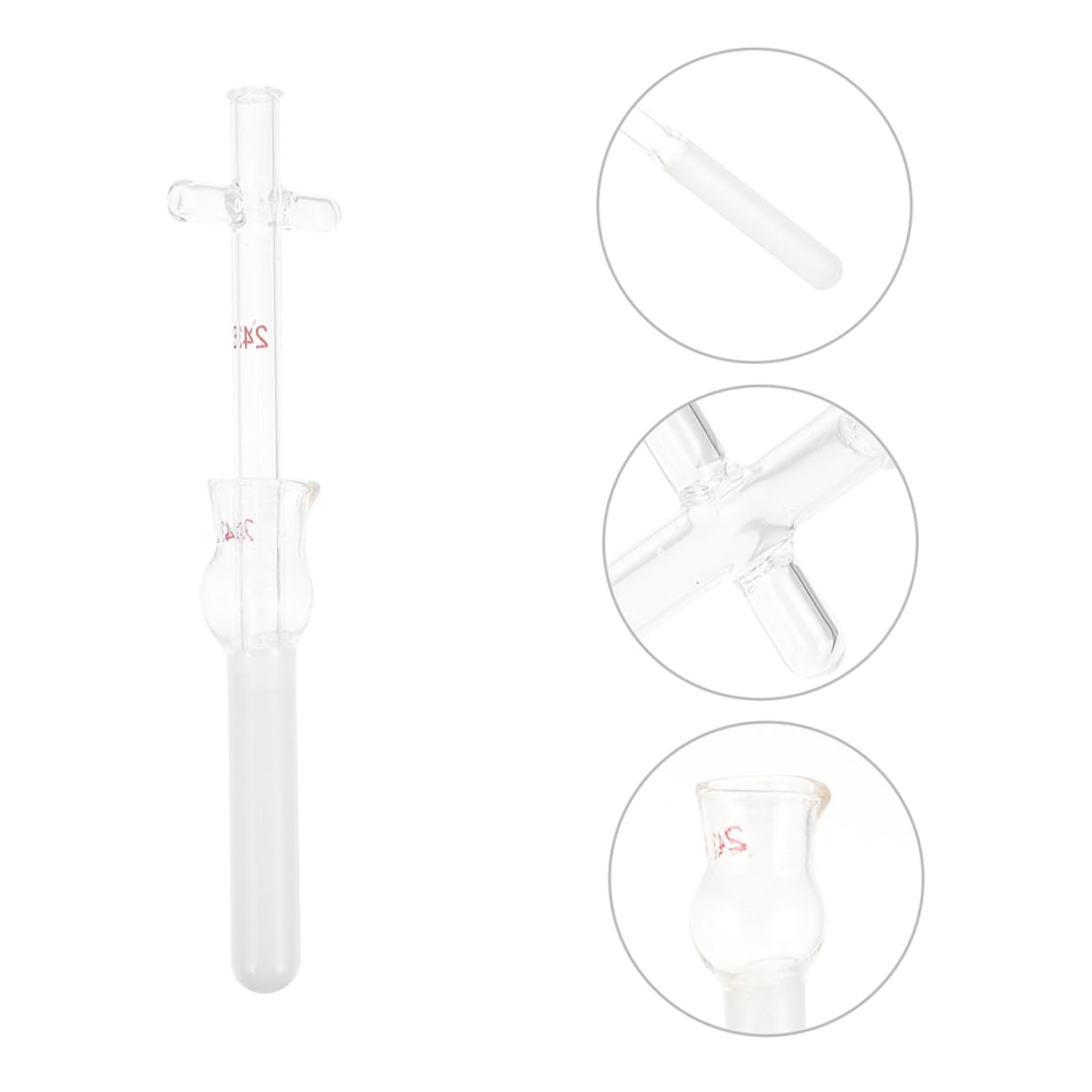 Zerodeko 4 Sätze Gewebeschleifer Klein Laborhomogenisatoren Stößel Laborzubehör Experiment Liefert Zubehör Für Laborgläser Laborversorgung Glas Transparent 2 Stück * 4