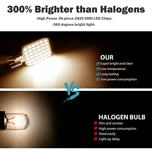 image for Xishwon 10PCS T10 921 922 912 194 RV Interior LED Light Bulbs, Super B