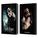 Sistema de cierre magnético Head Case Designs Licenciado Oficialmente Harry Potter Bellatrix Lestrange Reliquias mortales VII Carcasa de Cuero Tipo Libro Compatible con Kindle Paperwhite 4 (2019)