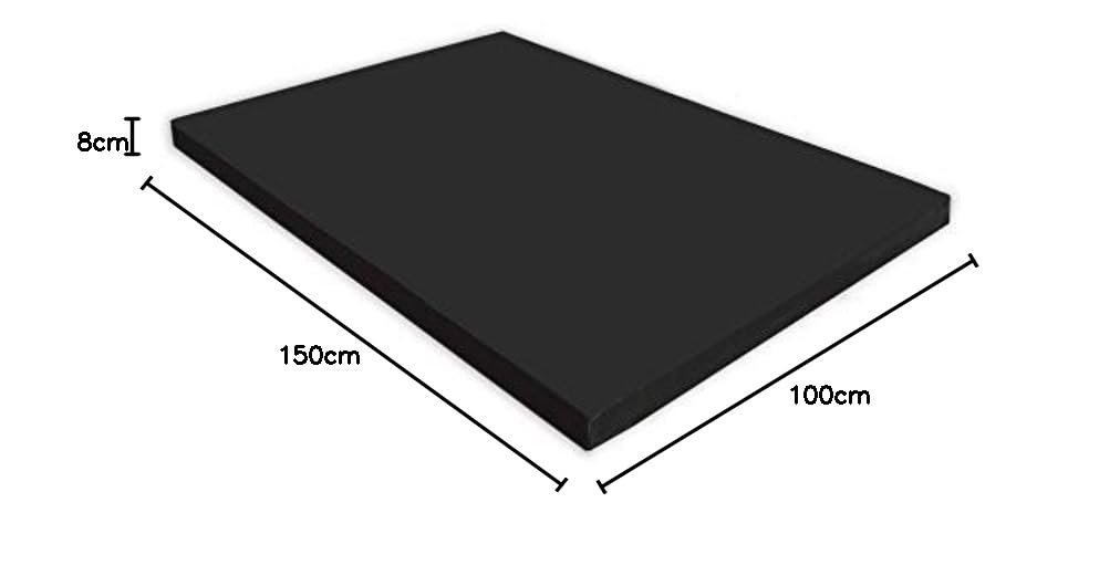 NiroSport colchoneta de ejercicio 150x100x8cm alfombrilla de gimnasia deportiva