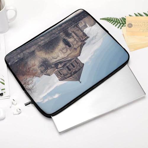 Funda para computadora impermeable de 17 pulgadas con protección total contra golpes y caídas 4