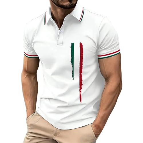 Polo homme décontracté en coton blanc pour vos sorties week-end et casual