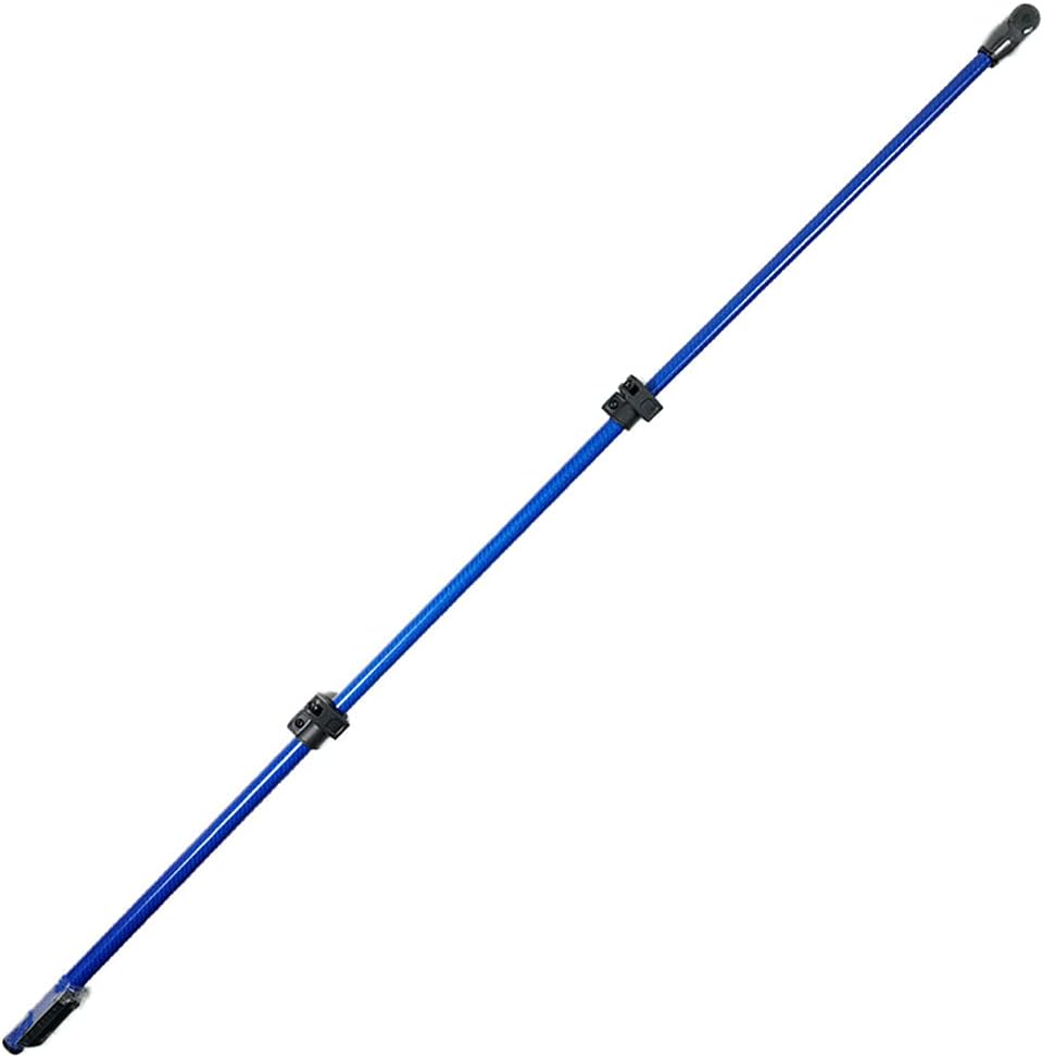 Equinox Straight Telescopic Carbon Stem - Blue - Compatible with Minelab Equinox