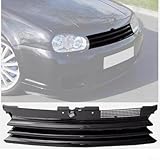 Floweringbeter Grille de pare-chocs avant 1J0853655G pour Golf 4 MK4 GTI R32 1997–2004