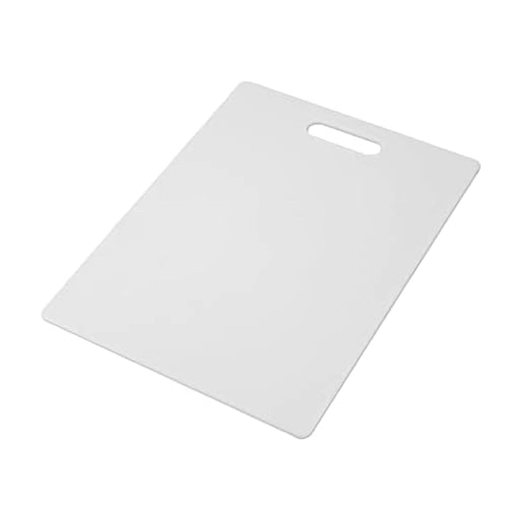 Farberware Nonslip Plastic Cutting Board, 11-Inch-by-14-Inch, White