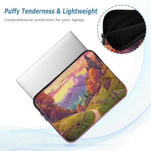 Funda para portátil de 13-14 pulgadas con diseño paisajístico miniatura 5