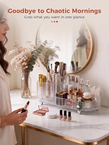 Booklov-Rotating-Makeup-Organizer-for-Vanity-Countertop-Clear-Clear-Acrylic-Cosmetic-Display-Case-Large-Beauty-Brush-Holder-for-Bathroom-Counter-Skincare-Lipsticks-Storage
