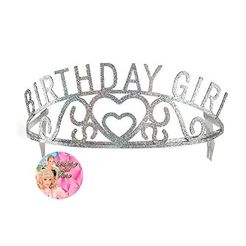 Widmann 03346 Tiara Birthday - Ragazza, colore