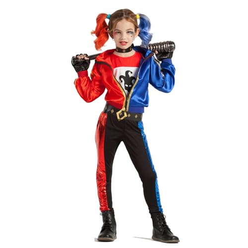 Boland - Costume pour enfants Jester Fatale, costume de carnaval, set de costume pour Halloween, carnaval et fête à thème