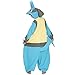 SAZAC Lucario Pokemon Adult Kigurumi - Premium Unisex Blue Onesie Costume for Cosplay, Ultra Cozy Loungewear, Easy Care Halloween Outfit