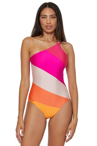 Trina Turk Women's Sunburst One Piece Swimsuit, Adjustable, Bathing Suits4