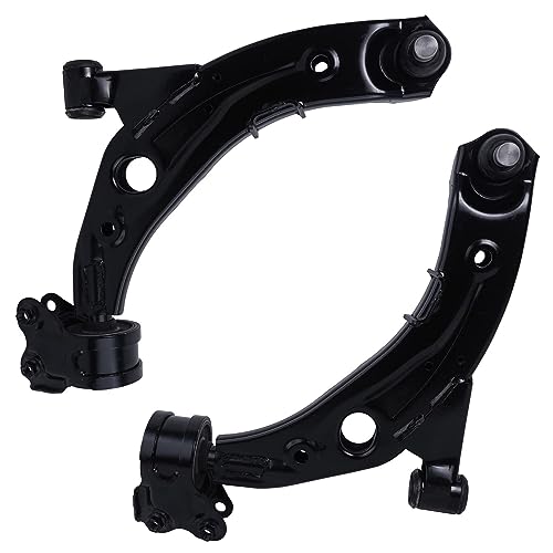 Image of Detroit Axle - Front Lower Control Arms w /Ball Joint Inner and Outer Tie Rods Replacement for 2007-2012 Mazda CX-7-8pc Set