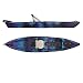Vibe Kayaks Sea Ghost 130 13 Foot Angler Sit On Top Fishing Kayak with Adjustable Hero Comfort Seat and Transducer Port and Rod Holders and Storage and Rudder System Included