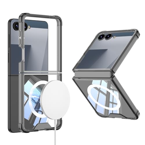 Coque Samsung Z Flip 7 compatible MagSafe transparente antichoc en TPU souple et résistant