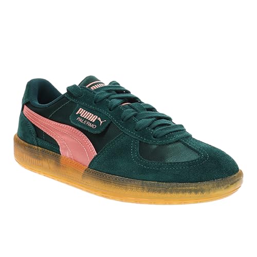 PUMA PUMA Womens Palermo Satin Lace Up Sneakers Shoes Casual - Pink - Size 7 M