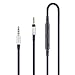 Produktbild Audio-kabel, kompatibel mit Sennheiser Momentum, Momentum 2.0, HD1 Kopfhrer, Audiokabel, kompatibel mit iPhone, iPod, iPad, Apple-Gerten mit integriertem Mikrofon, Lautstrkeregler