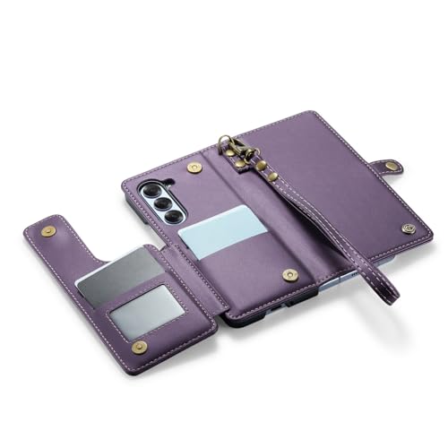 Housse Galaxy Z Fold 6 marron avec portefeuille pour simplifier vos déplacements - 4