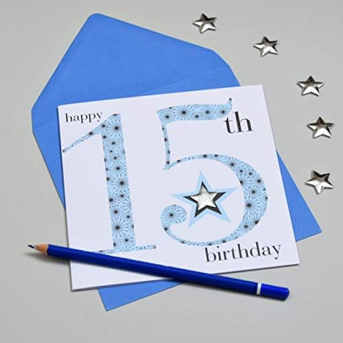 Claire Giles Ages Age 15 Boy Birthday Card, AGE15B