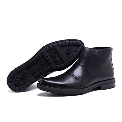 Feito à mão Botins Homens Tornozelo Redondo Alça Decration Botas Planas Clube Show Office Para Festa