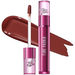 TIMEPHORIA Altera Blurring Tint Lip Stain 001 Flux, Brownish Red Glossy to Soft Matte Finish, Blur Lip Lines, Weightless No-Sticky Airy Velvet Texture, Vibrant Hydrating Long-Lasting Lip Makeup