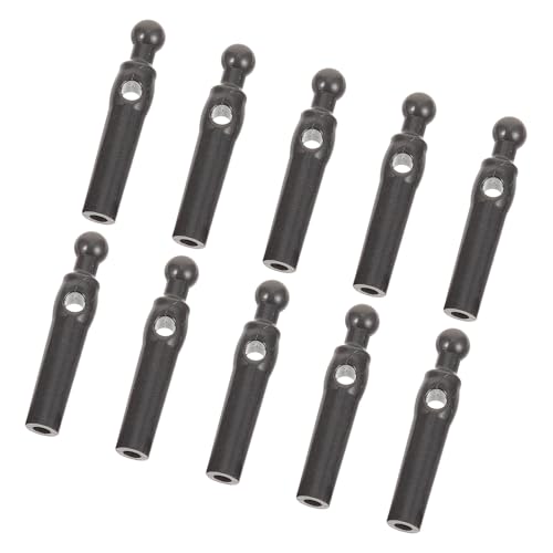 Cuentas de paraguas de repuesto negras jojofuny de 1.8 mm para varillas metálicas plegables