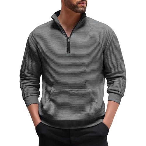 Sweat homme sans capuche finitions confort optimal