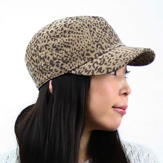 Amazon 品 ヒョウ柄 ワークキャップ レオパード柄 豹柄 帽子 男女兼用 メンズ レディース ブラウン キャップ 通販