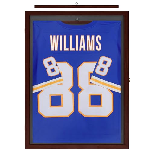 Americanflat Jersey Frame Display Case 23x31 Lockable
