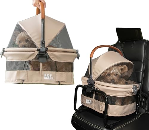 Pet Gear No-Zip View 360 Ultra Lite Pet Safety Carrier & Car Seat...