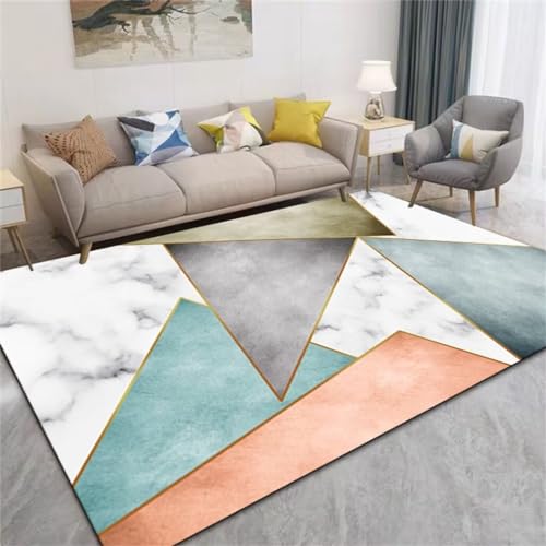 Coussin sol enfant et tapis vert lavable au motif moderne - 2