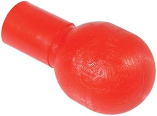 Europa Mushroom Non Rolling Cane Tip - 1-2 inch Red