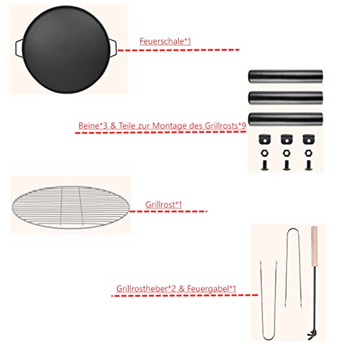 Feuerschale,Feuerstelle Ø 59 cm