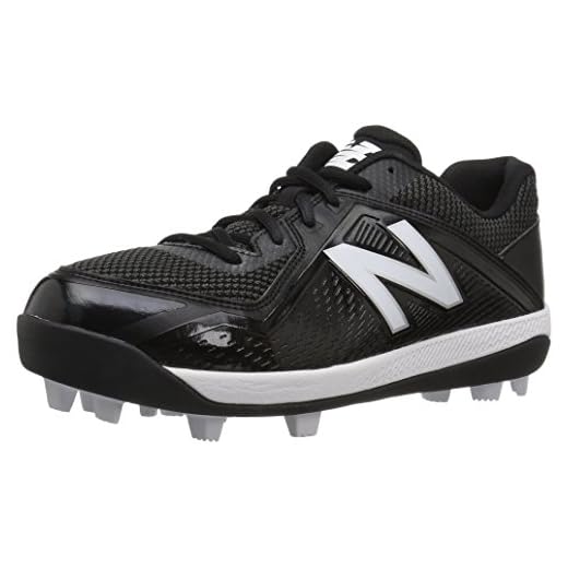 New Balance 4040 V4 Molded Baseball Shoe, Black/Black, 11 US Unisex Little Kid
