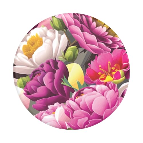 Image of ​​​​PopSockets Phone Grip with Expanding Kickstand, Adhesive Grip - Peony Bloom