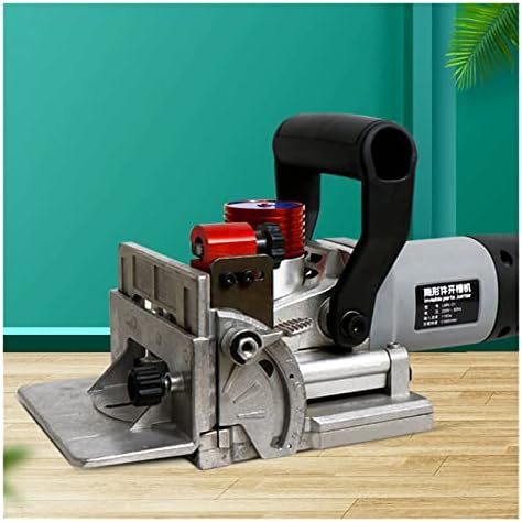 Portable Oblique Hole 3-Slot Slotting Machine Furniture Connector Wood Biscuit Joiner Woodworking Tenoning Machine,for Beginners and Pros