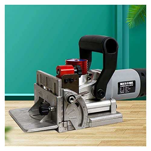 Máquina de Ranurado Portátil de Agujero Oblícuo de 3 Ranuras, Conector de Muebles, Unidor de Galletas de Madera, Máquina de Ensamble de Carpintería, para Principiantes y Profesionales