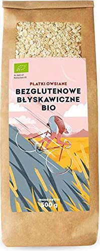 Hojuelas de avena instantáneos SIN GLUTEN BIO 500 g – PIĘĆ PRZEMIAN