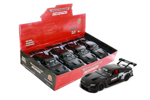 Ford Mustang GT3 modelo 1:24 diecast negro miniatura 1