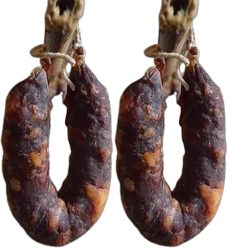 Exclusive Portuguese Chorizo by the Barroso Smokehouse/Chouriça Fumeiro de Barroso - (+/-200g) - Pack of 2 (+/-400)