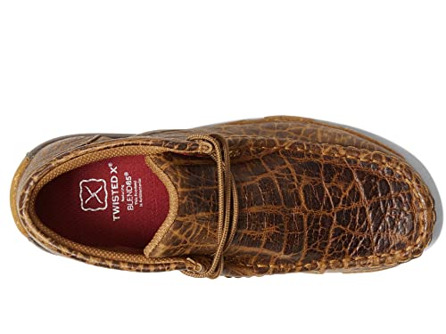 Image of Twisted X Kid's Chukka Driving Moc, Moc Toe, Golden Elephant Print, 11 M