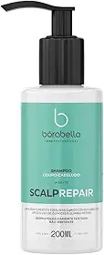 Shampoo para Cabelo Oleoso Borabella Scalp - Antioleosidade e Dermatite Seborreica - Limpeza Profunda e Refrescante - 200ml