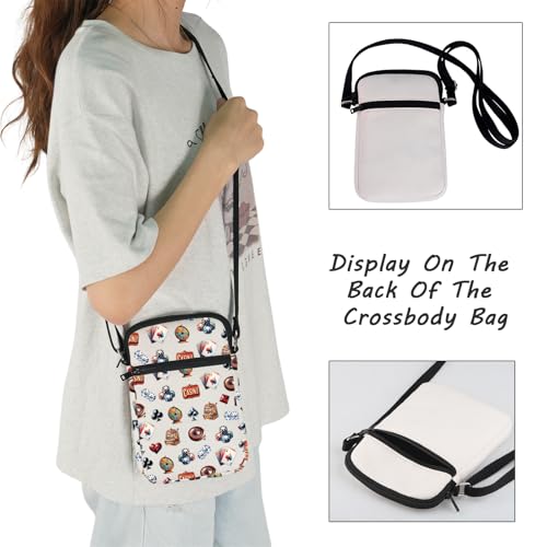 JXGZSO Gambler Gift I'd Rather Be At The Casino Crossbody Bag Lucky Dice Shoulder Bag4