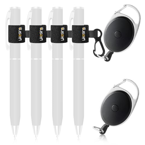 Likesing Black Retractable Pen Holder, 27.5