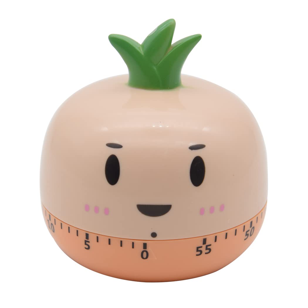 Hoshen Pineapple Kitchen Food Cooking Mechanical Timer, Time Reminder, Manual Timer, Fruit And Vegetable Shape，